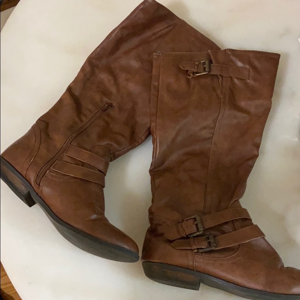 Madden Girl over the calf boots